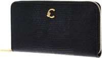 COCCINELLE Leren portemonnee C-Me Lizard Wallet Noir zwart