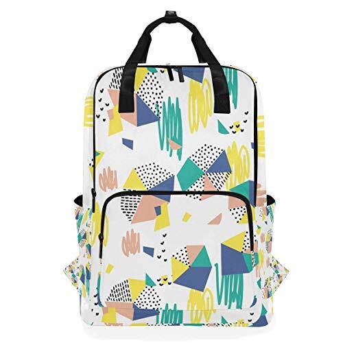 MONTOJ Travel Rugzak Kleur Abstract Stone Scribble School Rugzak