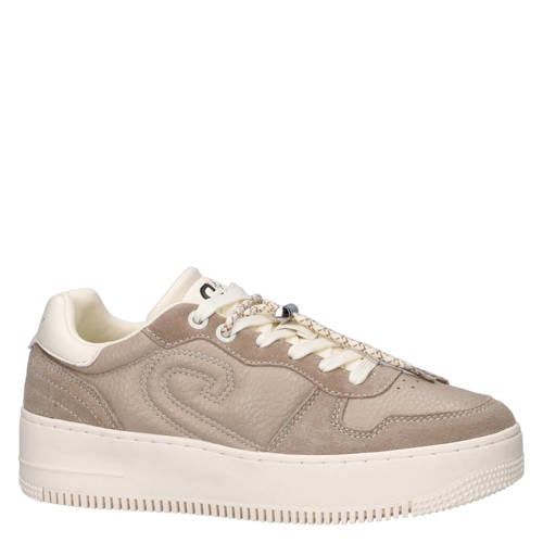 Cruyff Cruyff leren sneakers taupe