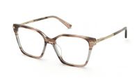 Nina Ricci VNR430 Rosa striato lucido Cat Eye Acetaat Dames Brilmonturen