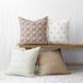 Woven Nook - Set van 4 moderne en luxueuze bohemien decoratieve kussenslopen - Duurzame kwaliteit en machinewasbaar - 100% katoenen canvas - Dover Set - 45,7 x 45,7 cm