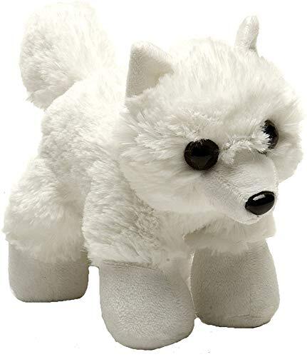 Wild Republic 16224, Arctic Fox Hug'ems Pluche, Knuffel, 18 cm