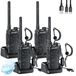Team Talkie-walkie PMR446 - Team set 4 pièces - Résistant à l'eau IP54 - 16 canaux - Rechargeable