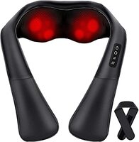 ELEHOT-Store Shiatsu 4D nekmassageapparaat voor schouders, rug, benen, met riem en warmtefunctie, massage thuis, kantoor, auto