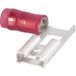 TE Connectivity 156667-1 Fiche plate (femelle) Largeur d'insertion : 6.3 mm Épaisseur d'insertion : 0.8 mm 90 ° Partiellement isolé Rouge 1 pièce(s)