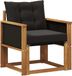 vidaXL - Buiten - Midden - Sofa - Massief - Acacia - Hout - Naturel