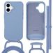 imoshion Color Backcover met afneembaar koord met MagSafe voor de Apple iPhone 17 - Ash Blue