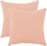 vidaXL Kussensloop - 2 stuks - HEERLEN - Roze - 40 x 40 cm - Bouclé