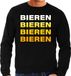 Bellatio Decorations Bieren bieren bieren bieren Bier sweater zwart voor heren M