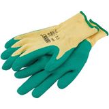 DRAPER 82602 grote Heavy Duty latex gecoat WERKHANDSCHOENEN - Oranje M groen