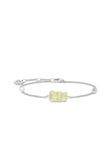Thomas Sabo - A2151-052-14-L19V - Armband - 925 zilver - Dames - Goldbär wit - 16-19cm