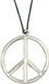 Widmann Peace teken ketting - Hippie - Flower Power - Sixties sieraden - retro