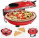 Teesa Supreme+ Serie Four à pizza - 1200W - 405°C - Pierre céramique - Noir/Rouge