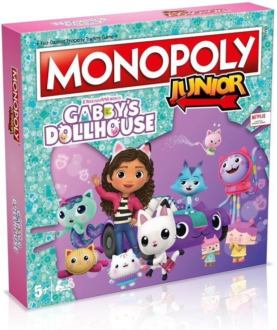 Winning Moves Monopoly Junior Gabby's Dollhouse