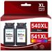 Canon Cartouches d'encre PG-540XL et CL-541XL, pack de 2, noir et tricolore