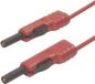 SKS Hirschmann MLB 25/1 V rt Meetsnoer Banaanstekker 4 mm Banaanstekker 4 mm 25.00 cm Rood 1 stuk(s)