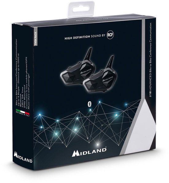 Midland BTR1 Advanced Twin Bluetooth Communicatiesysteem