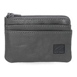 Pepe Jeans Chief portemonnee, grijs, 11 x 7 x 1,5 cm, leer, Metálico