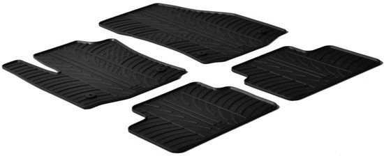 Gledring Rubbermatten Opel Meriva B 2010- (T profiel 4-delig + montageclips)