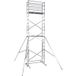 Hailo Échafaudage roulant pliable 7m en aluminium HobbyStep H7