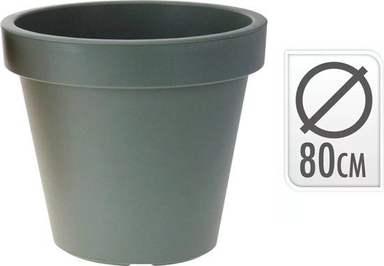 Koopman International BV BLOEMPOT EK ROND 80CM GROEN