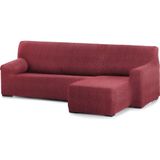 ECOMMERC3 Bankhoes voor chaise long, korte mouw links, zeer elastisch, dagelijkse bescherming en pasvorm, overtrek voor chaise long, ademend en economisch