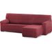 ECOMMERC3 Bankhoes voor chaise long, korte mouw links, zeer elastisch, dagelijkse bescherming en pasvorm, overtrek voor chaise long, ademend en economisch
