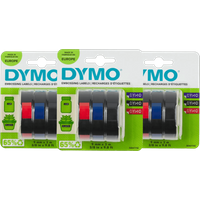 DYMO Embossing Tape 9mm 3 kleuren 3-pack