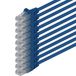 1aTTack.de CAT.6 Ethernet LAN-netwerkkabel 0,5 m blauw (10 stuks)