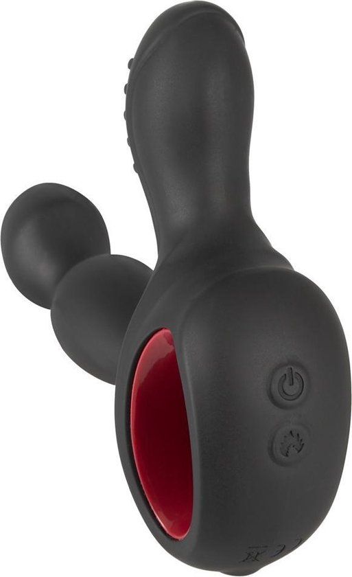 You2Toys - Siliconen Prostaat Plug met Vibratie - 14.5 cm - Zwart