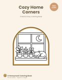 Cozy Home Corners: A Bold & Easy Coloring Book for Adults & Seniors — 30 Cozy Scenes for Relaxation & Stress Relief