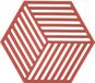 Zone Denmark Pannenonderzetter Hexagon - Siliconen - Burned Red