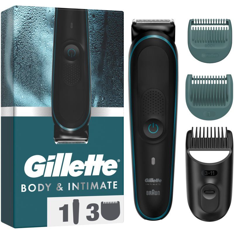 Gillette Body&Intimate Trimmer + Tondeuse BG5340 Zwart 1CT