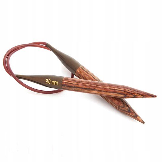 KnitPro Ginger Houten Rondbreinaalden 60cm 15mm