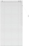 vidaXL Venetiaanse jaloezie Wit 70 x 160 cm