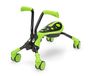Scuttlebug Scramblebug Hornet Vert, premier vélo d'éveil pour enfants de 1 à 3 ans, intérieur et extérieur, vélo d'éveil à 4 roues, sans pédales, pliable en 3 clics, garçons et filles