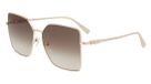 Longchamp LO173S 708 Gold/Gradient Khaki 57/15/145 Vrouw Zonnebrillen