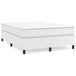 vidaXL Boxspringbed met matras, kunstleer, wit, 140x200 cm