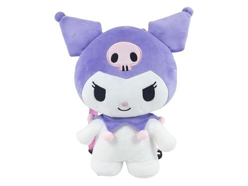 C Y P BRANDS EVOLUTION S.L. Hello Kitty, Sanrio, Kuromi, rugzak, pluche, tassen, 3D-figuur, kleur paars, officieel product, paars, M