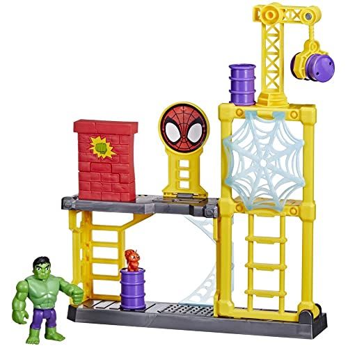 Marvel Spidey and His Amazing Friends, Hulk's Smash Yard, Hulk-speelset voor kinderen vanaf 3 jaar
