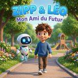Zipp & Léo : Mon Ami du Futur: Une aventure magique pour comprendre l'intelligence artificielle, l'écologie et l'amitié - Livre illustré pour enfants de 4 à 8 ans.