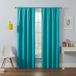 Eclipse Moderne verduisterende thermische roede zak venster gordijn voor slaapkamer of woonkamer (1 paneel), stof, turquoise, 106,7 cm B x 241,3 cm L (Pack van 1)