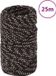 vidaXL Boot touw 2 mm 25 m polypropyleen zwart