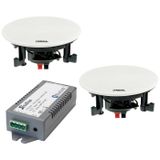 Lyndahl CS200P Kit naar keuze met 2 of 4 luidsprekers met bluetooth-versterker, geïntegreerde luidspreker, bluetooth, plafondluidspreker met AUX-IN-ingang, bluetooth-luidspreker met 2