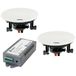 Lyndahl CS200P Kit naar keuze met 2 of 4 luidsprekers met bluetooth-versterker, geïntegreerde luidspreker, bluetooth, plafondluidspreker met AUX-IN-ingang, bluetooth-luidspreker met 2