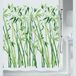 Spirella Bambus groen textiel polyester douchegordijn, 120 x 200 cm, wit/groen