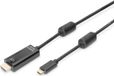 Digitus AK-300330-020-S USB-C naar HDMI Adapterkabel 2 m Zwart