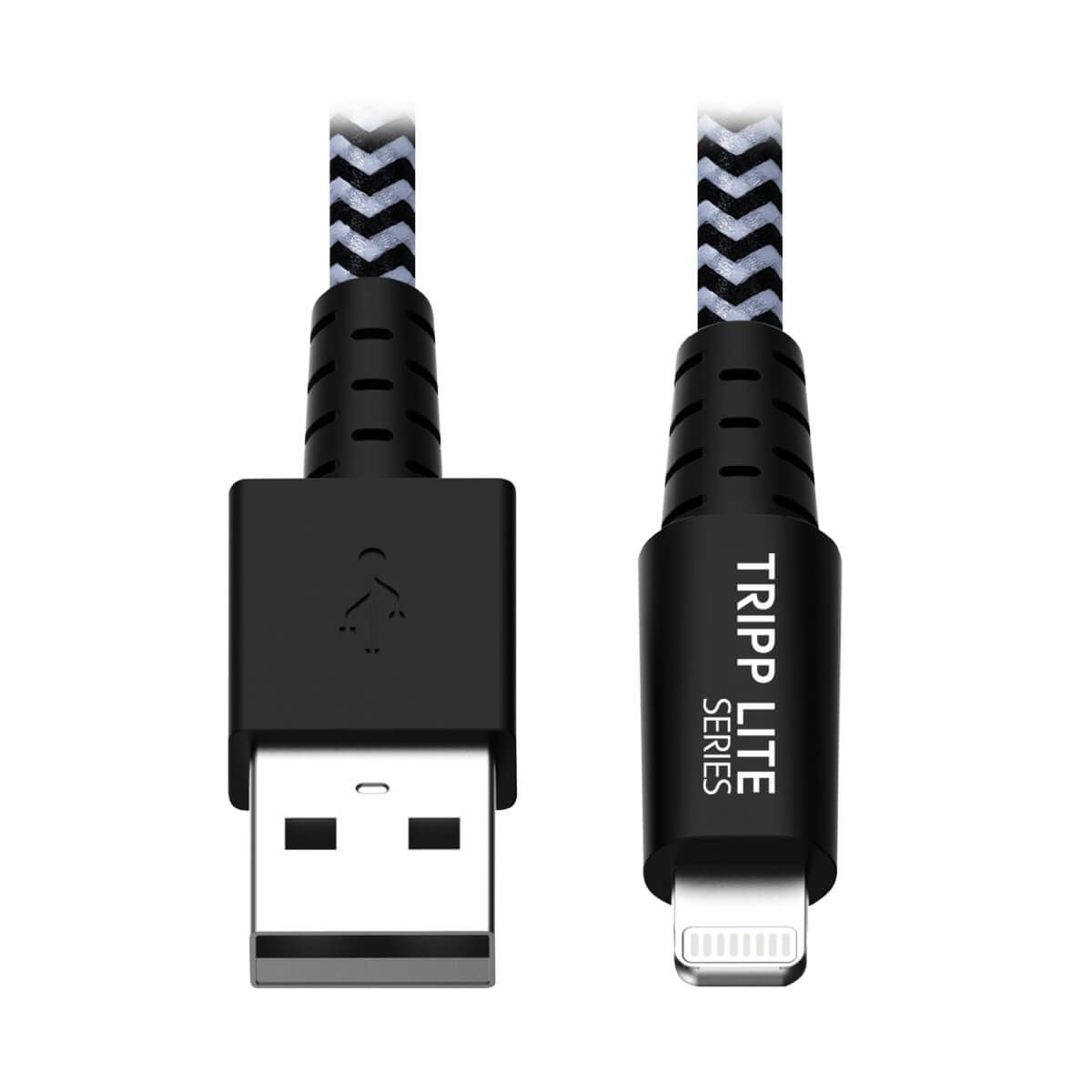 Tripp Lite M100-010-HD Lightning Cable - 3m - Black/White