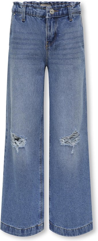 Kids Only Jeans Kogcomet Wide Dest Jeans Pim006 Noo 15285071 Light Blue Denim Dames Maat - W164