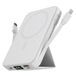 Icecat Batterie externe sans fil magnétique avec câbles USB-C et Lightning - 10000mAh/15W - Blanc
